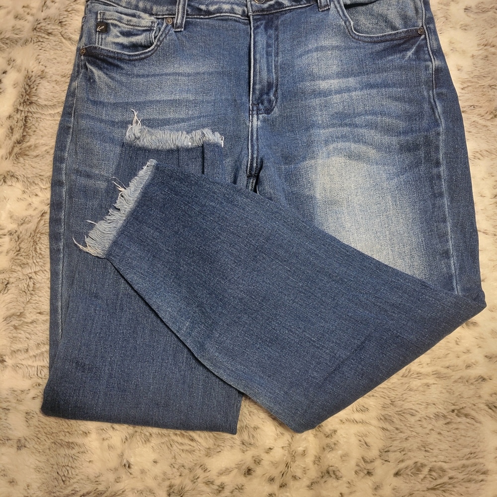 KanCan Distressed Blue Boyfriend Jeans